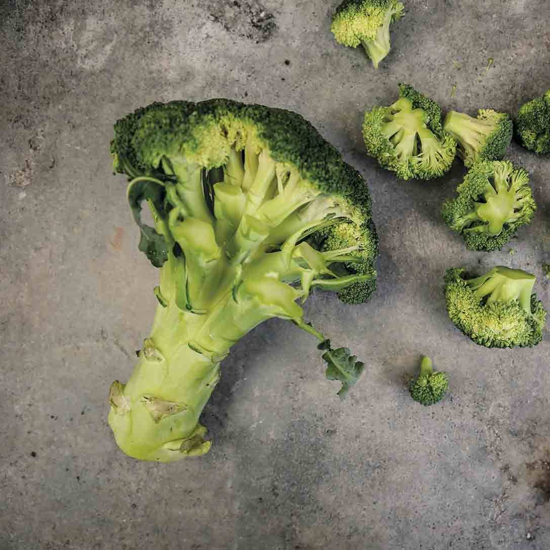 1. El tallo del brócoli