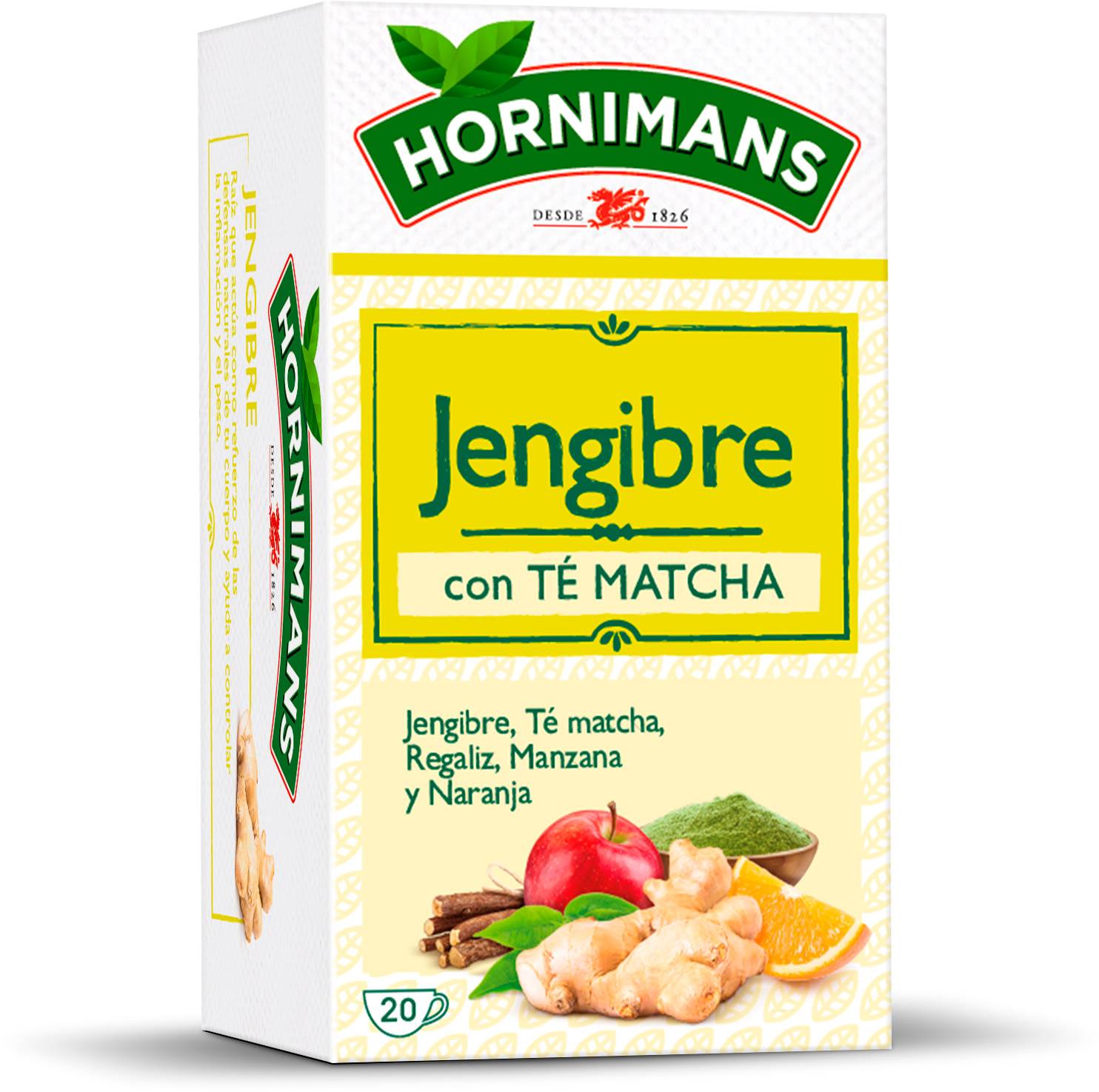 Jengibre con té matcha