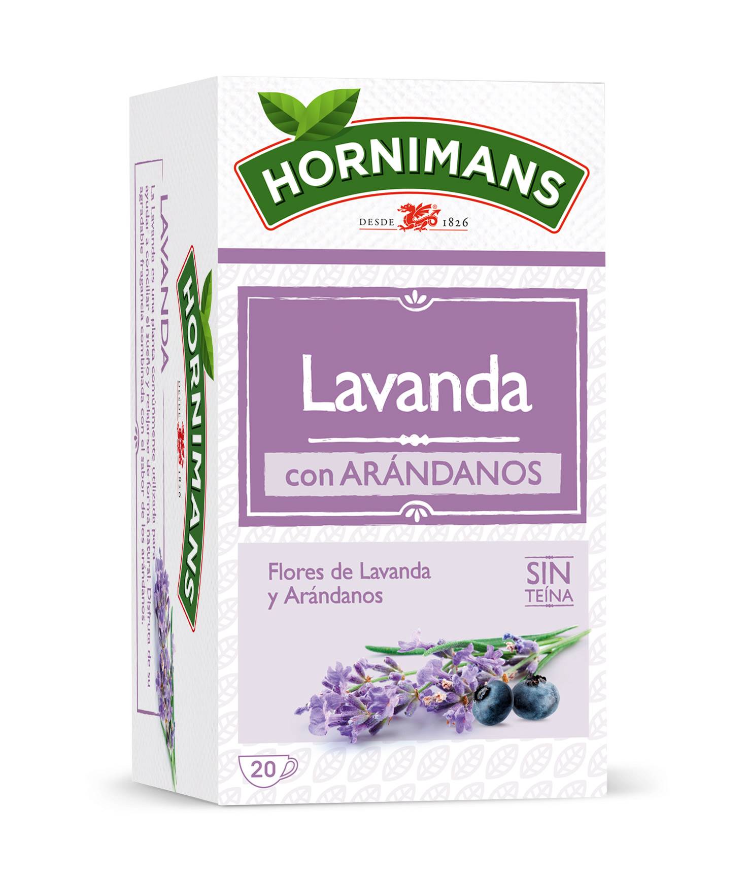 Lavanda con arándanos