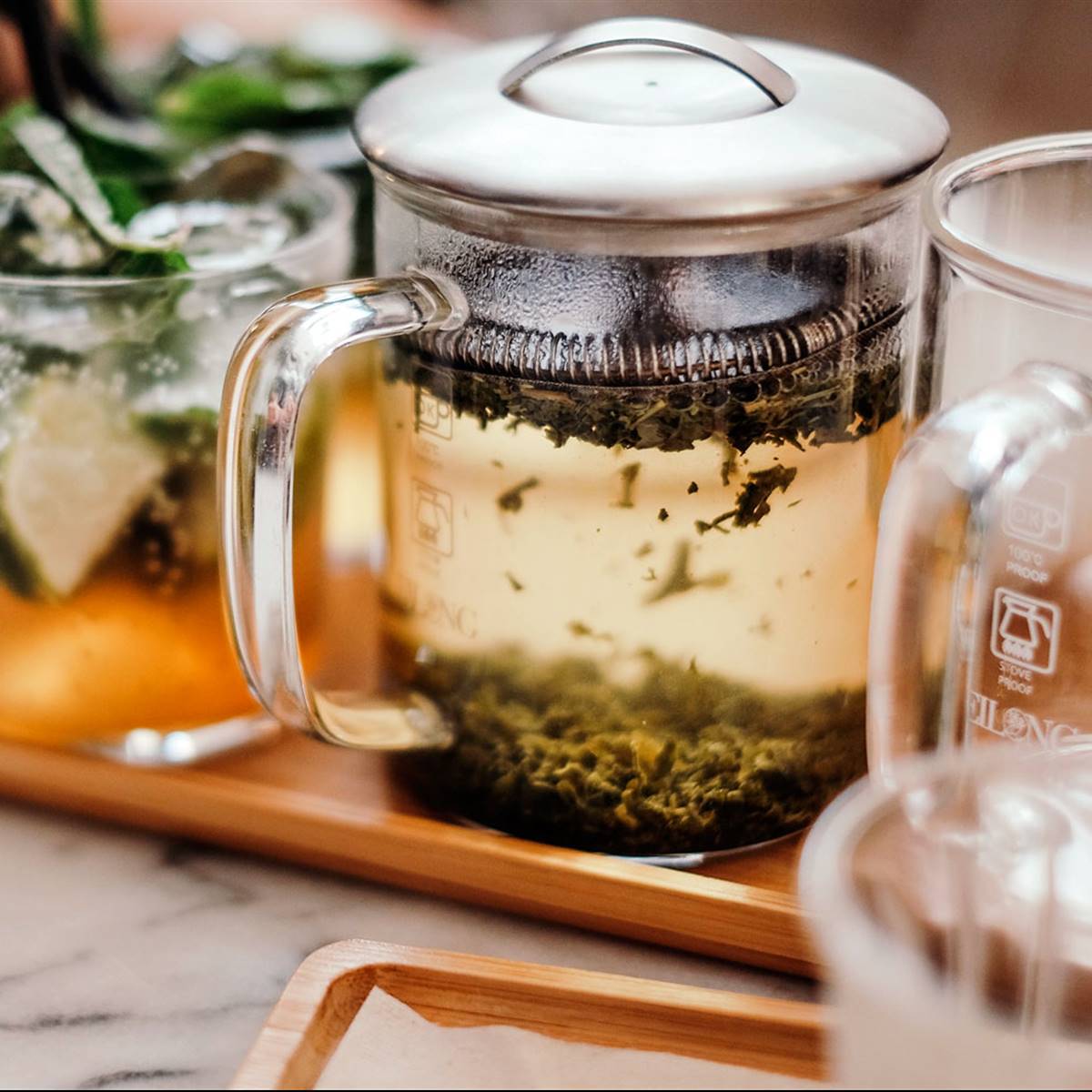 TERMO PARA TÉ DE VIDRIO CON INFUSOR