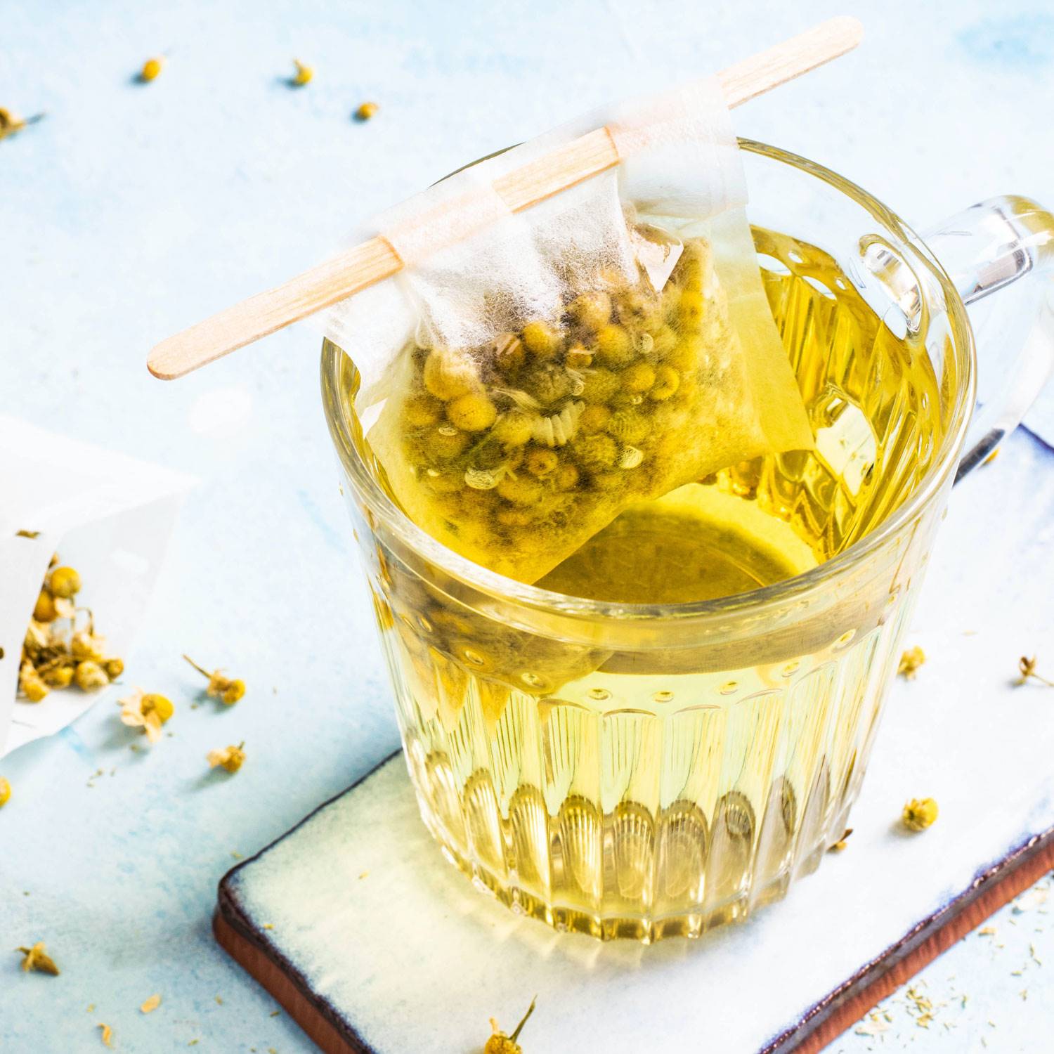 infusion-ansiedad-manzanilla. Infusión de manzanilla
