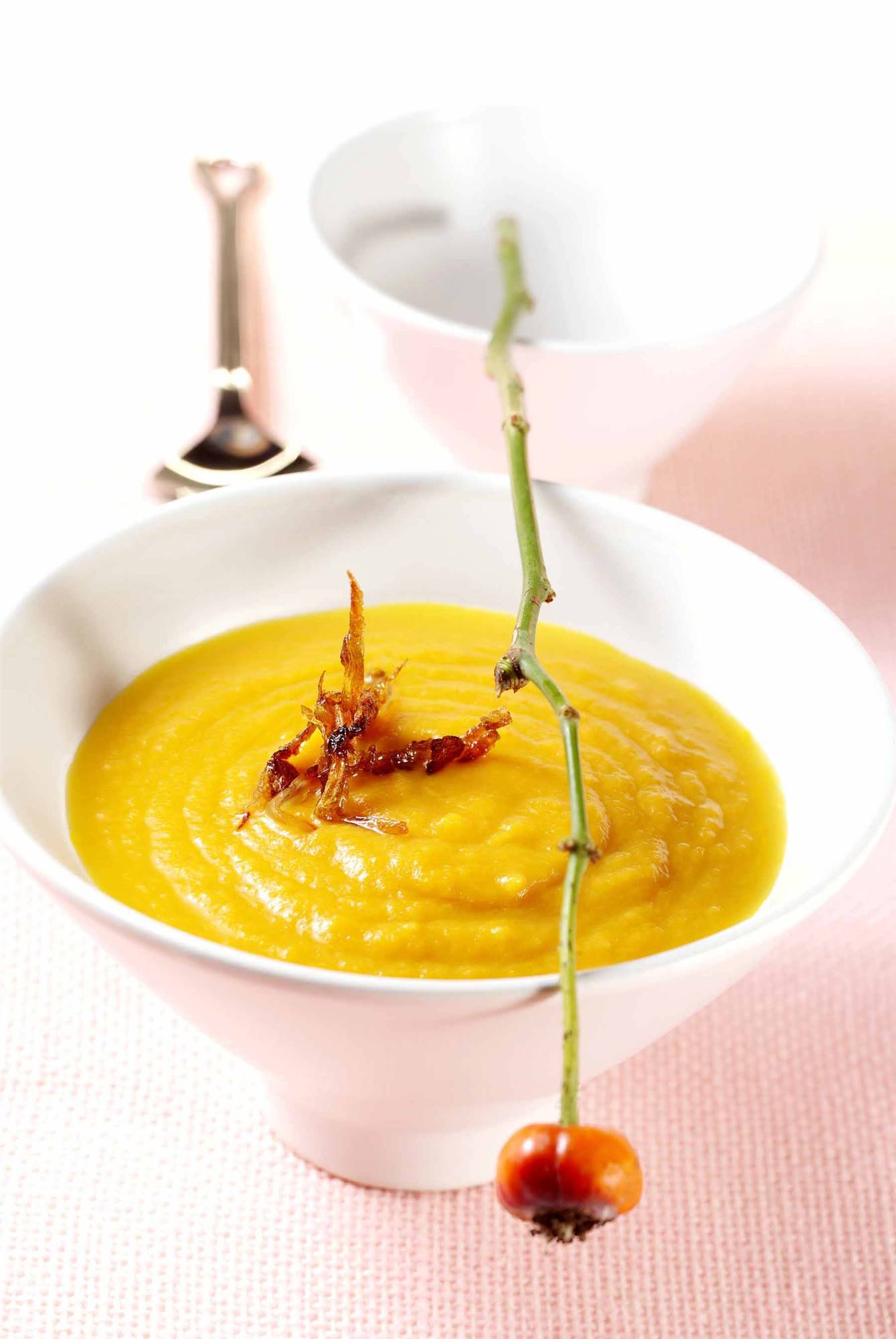 Crema de zanahoria, cebolla y chirivía