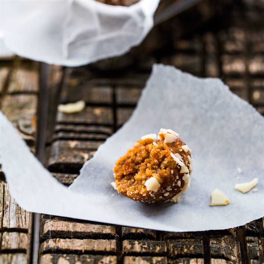 Receta de bolita de carrot cake