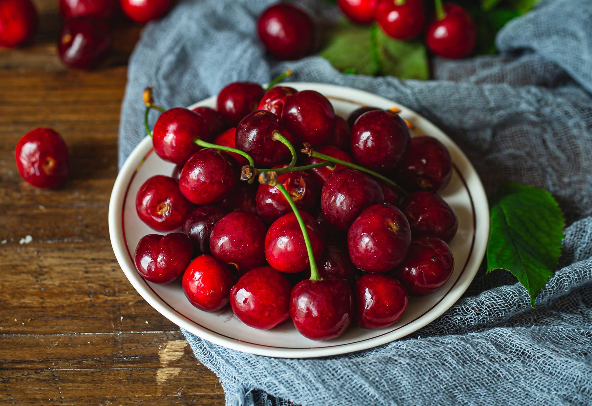 5. Cerezas, una mina de antioxidantes