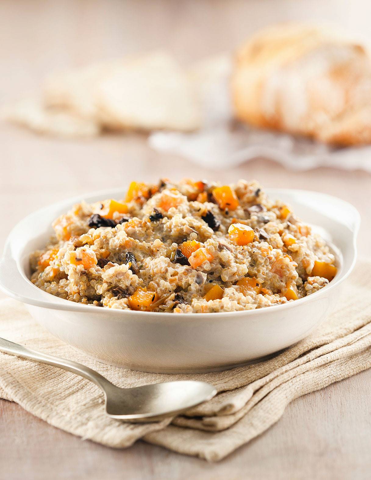 risotto-de-quinoa. Falso risotto de quinoa