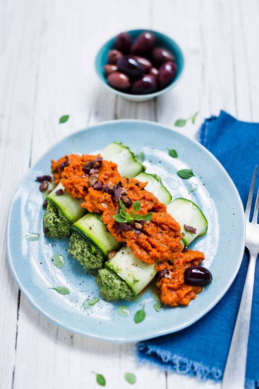 Canelones-frescos-de-calabacin-con-pesto-de-rucula-