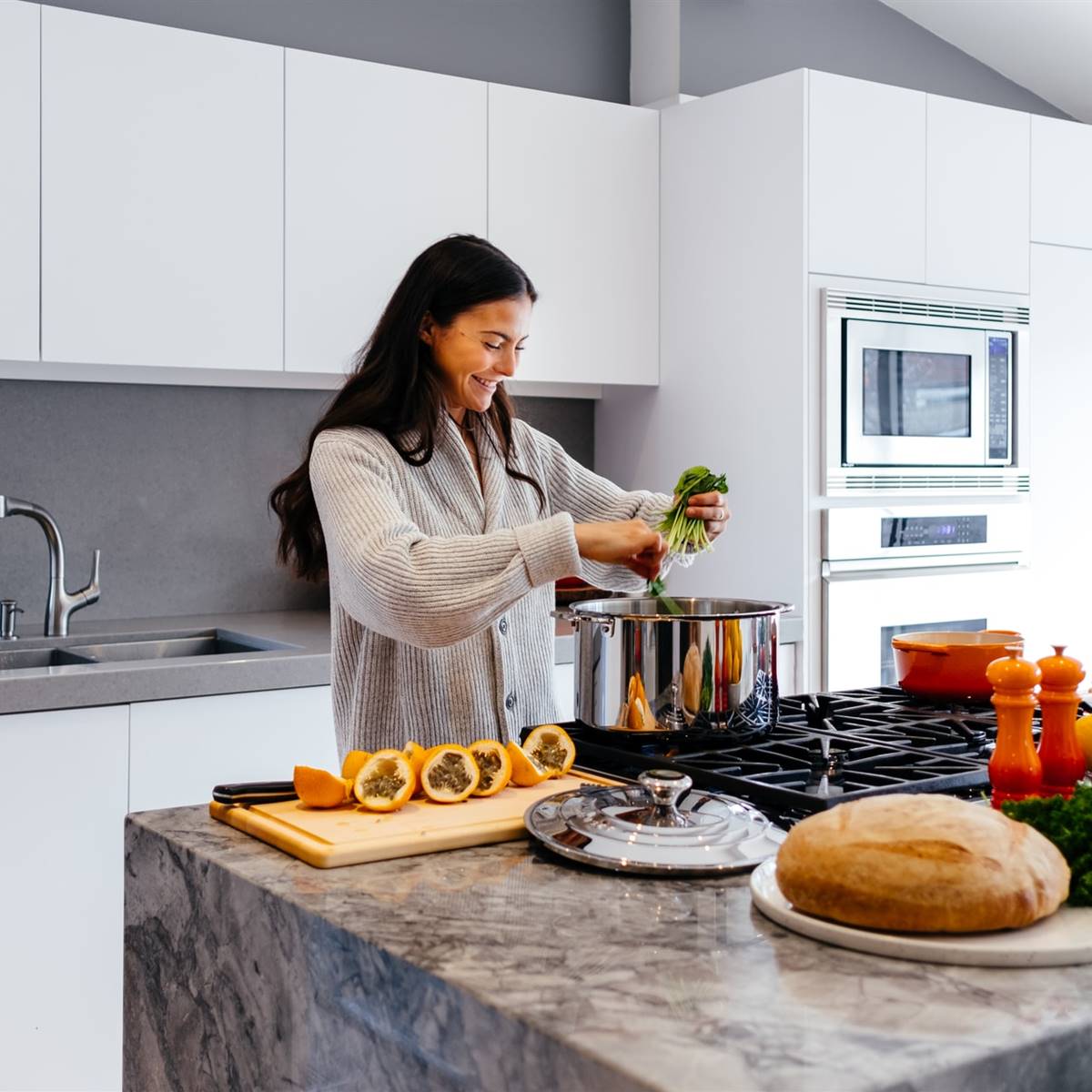 Cocinar alimentos nutrientes