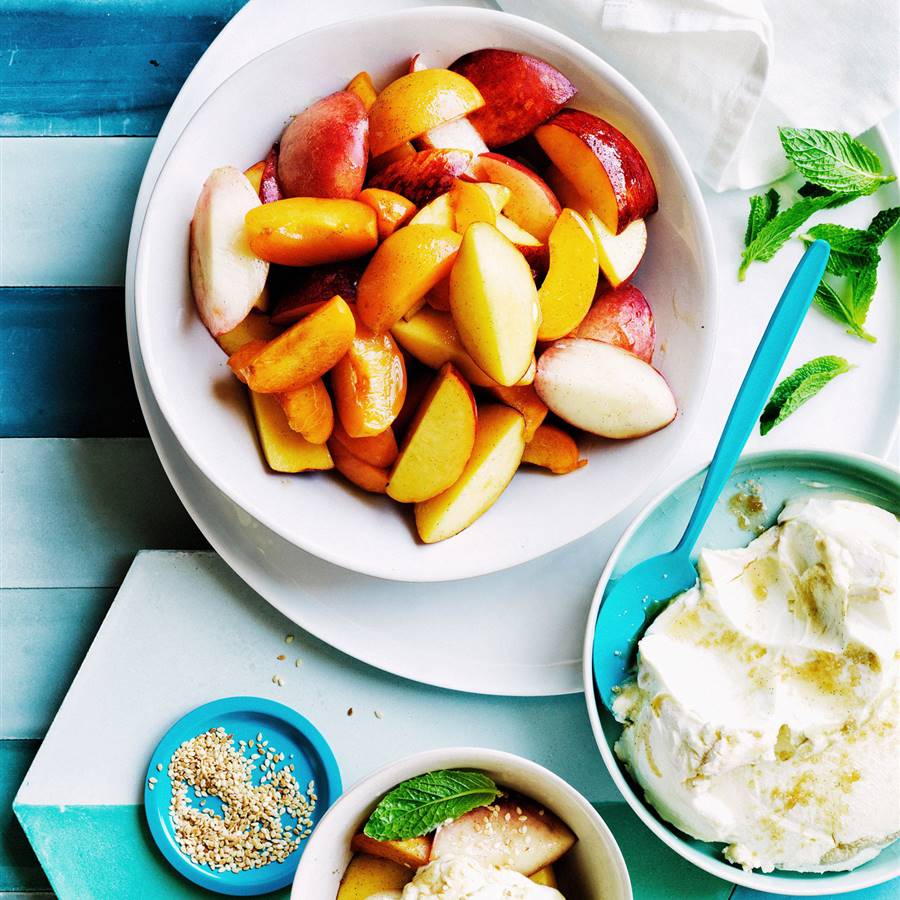 aderezo de frutas-tahini