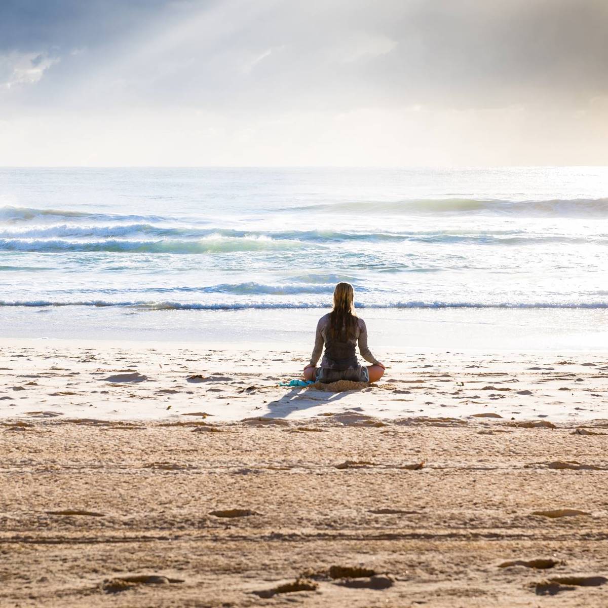 meditacion playa