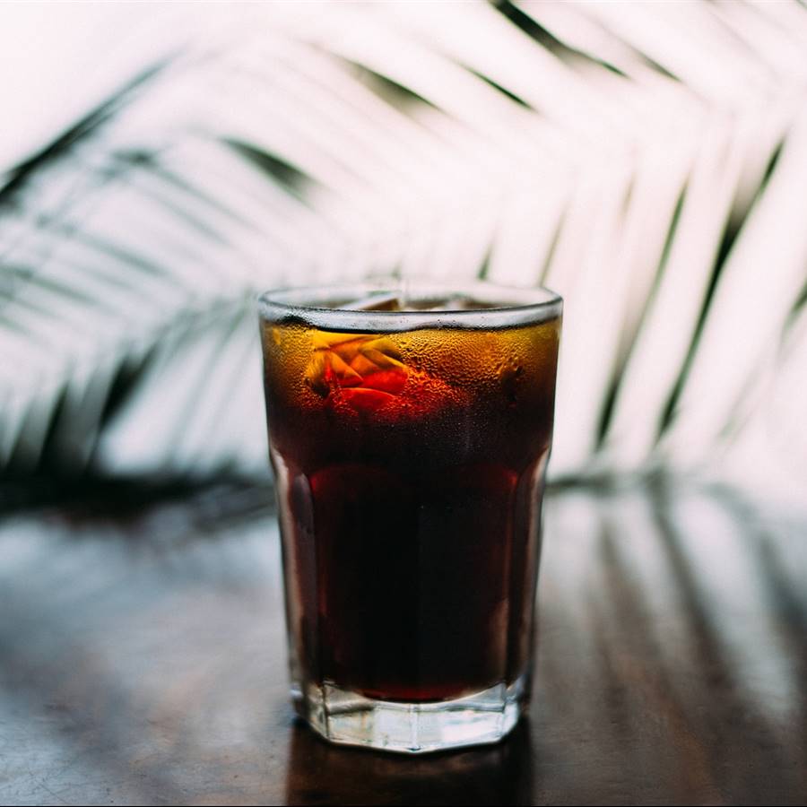 Vaso de refresco de cola