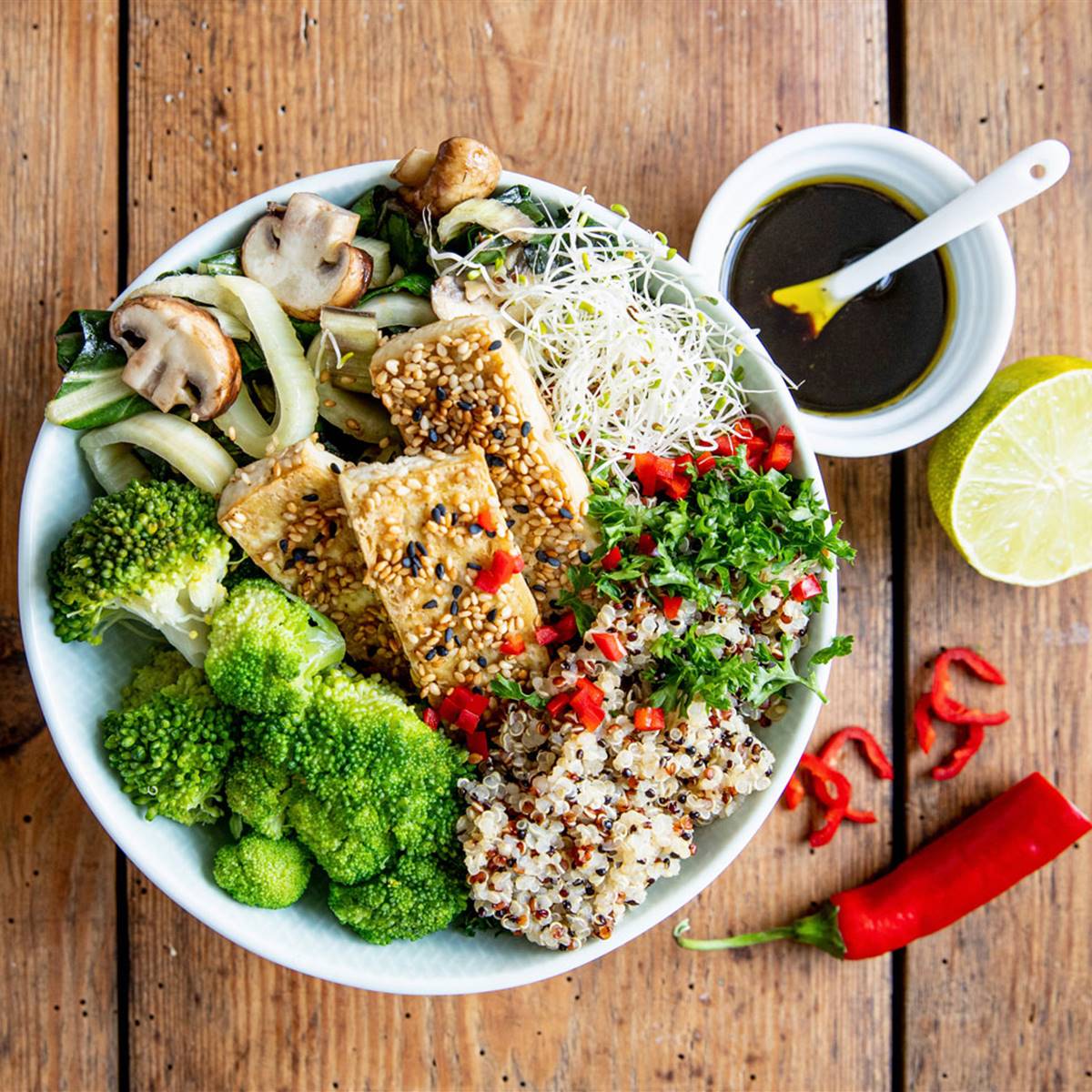 Alimentos y recetas de colágeno vegetal