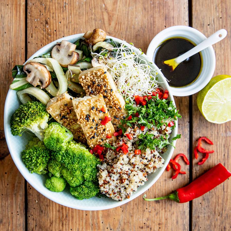 Alimentos y recetas de colágeno vegetal