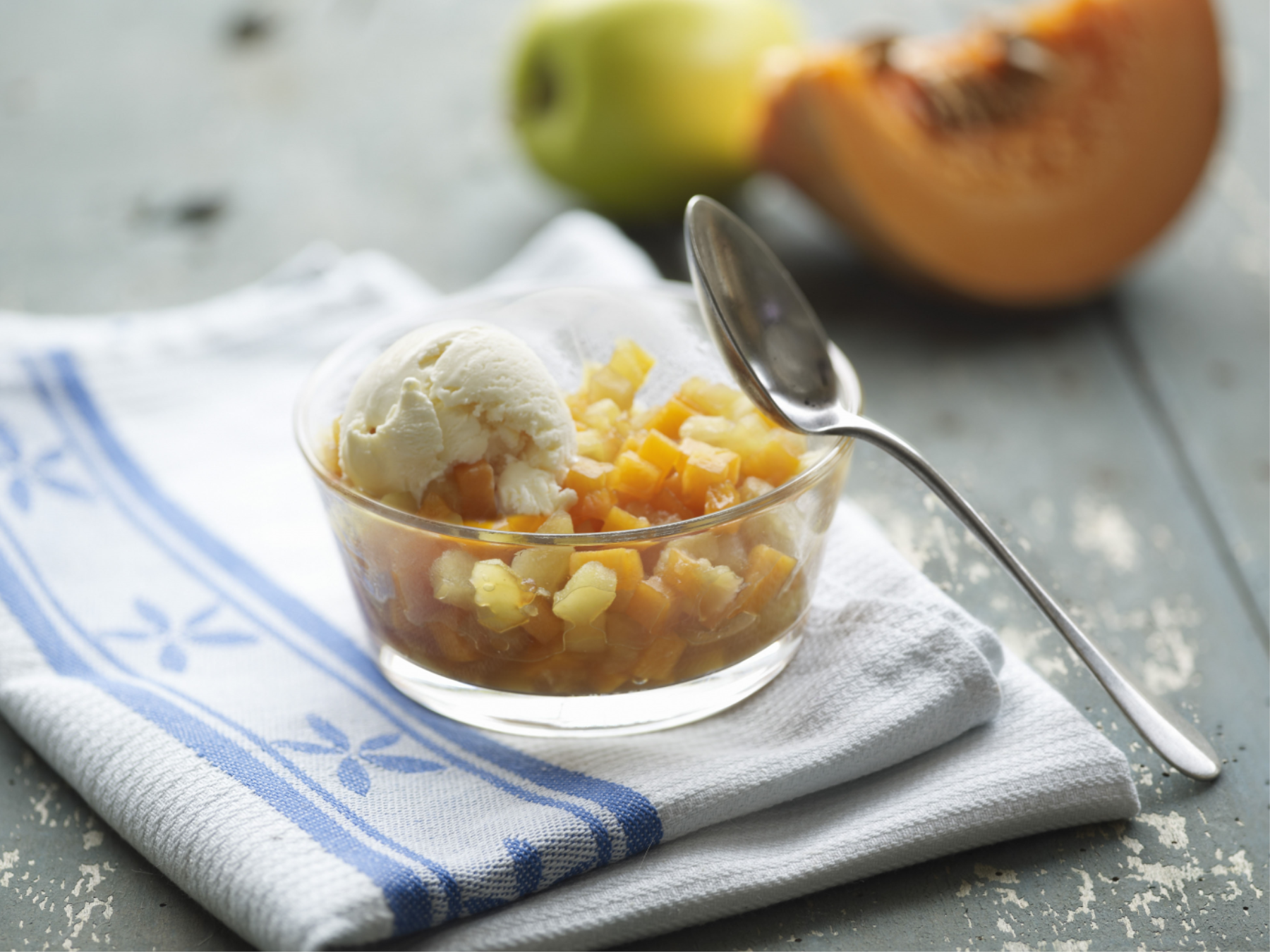 Compota de manzana y calabaza