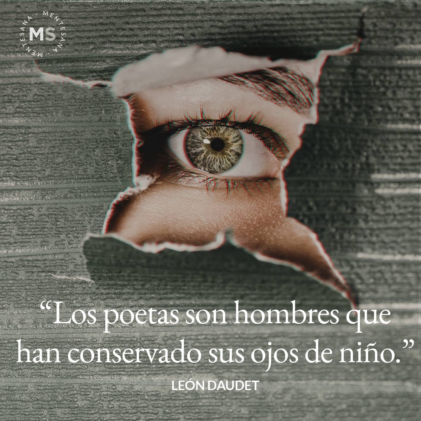 FRASES bonitas8. Los poetas son hombres que han conservado sus ojos de niño. (León Daudet)