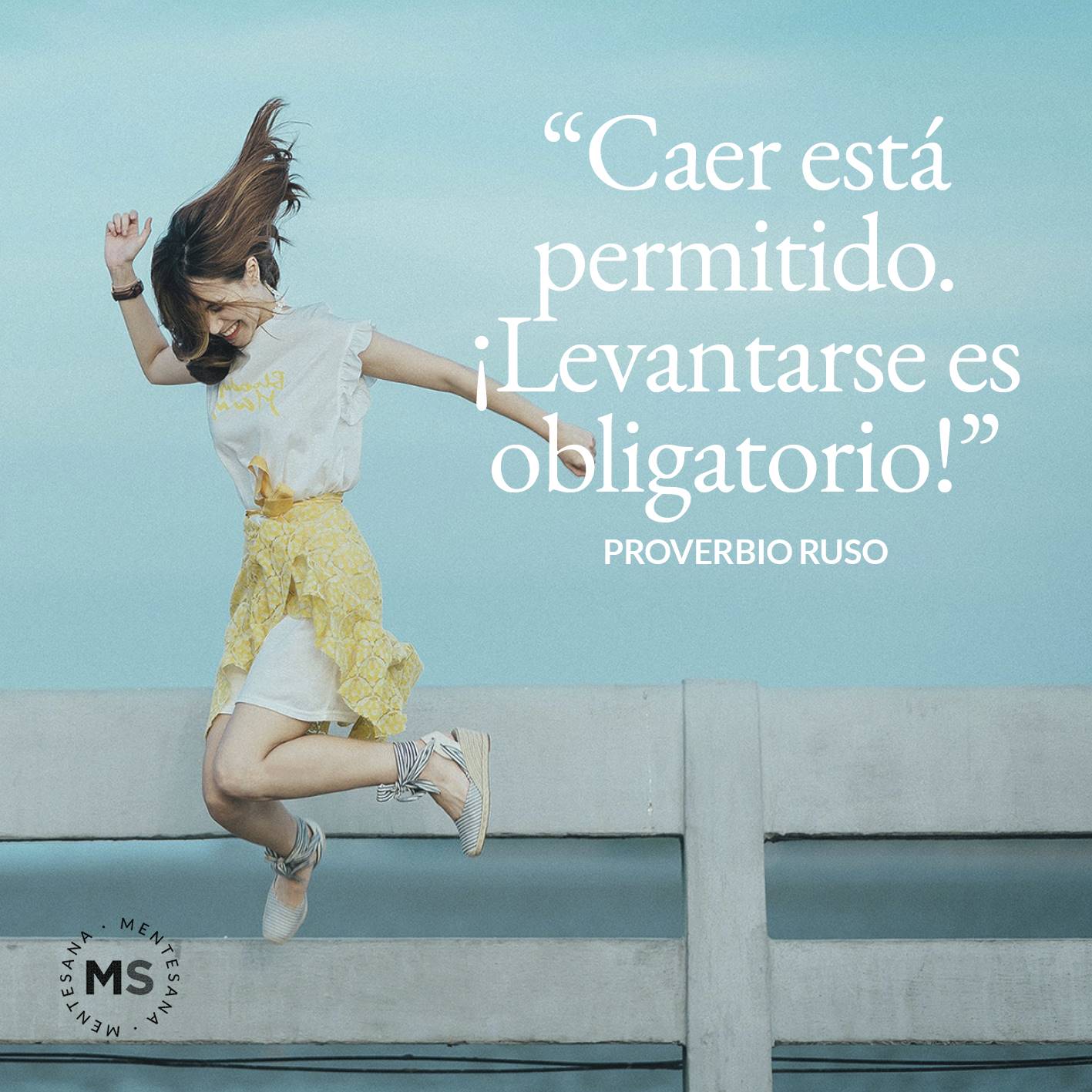 Pensamientos positivos - Aunque te caigas, Vuelve a levantarte !!.  #pensamientospositivos #coaching #felicidad #vidaplena