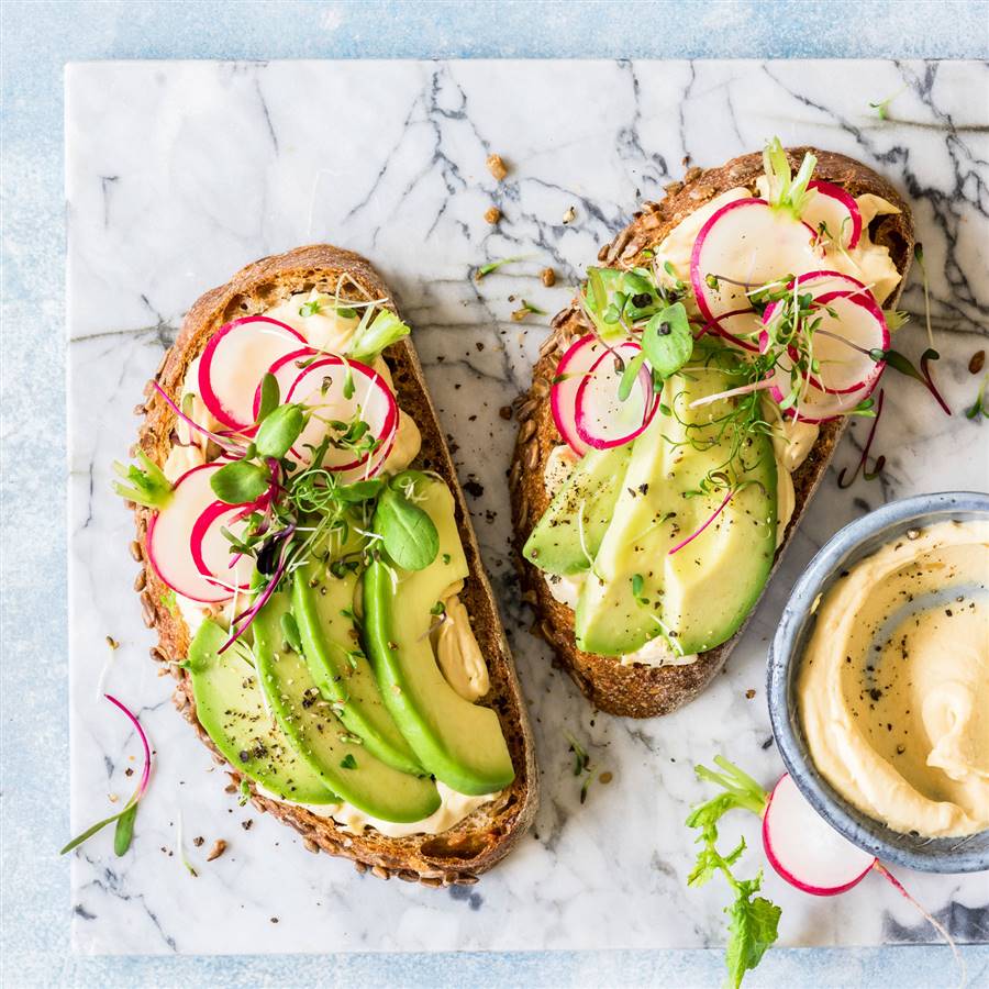 10 tostadas de aguacate saludables y muy nutritivas