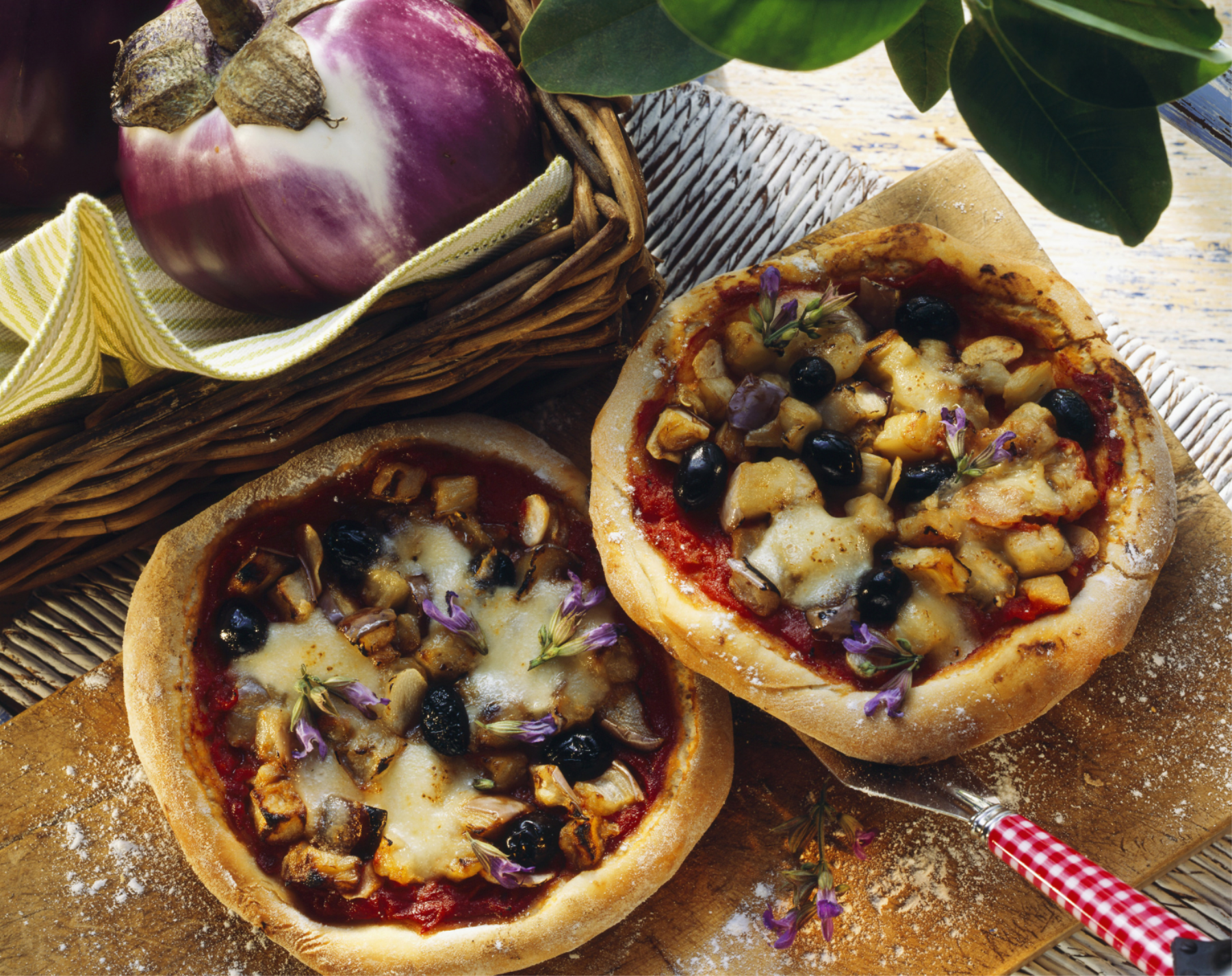 MINIPIZZAS DE BERENJENA
