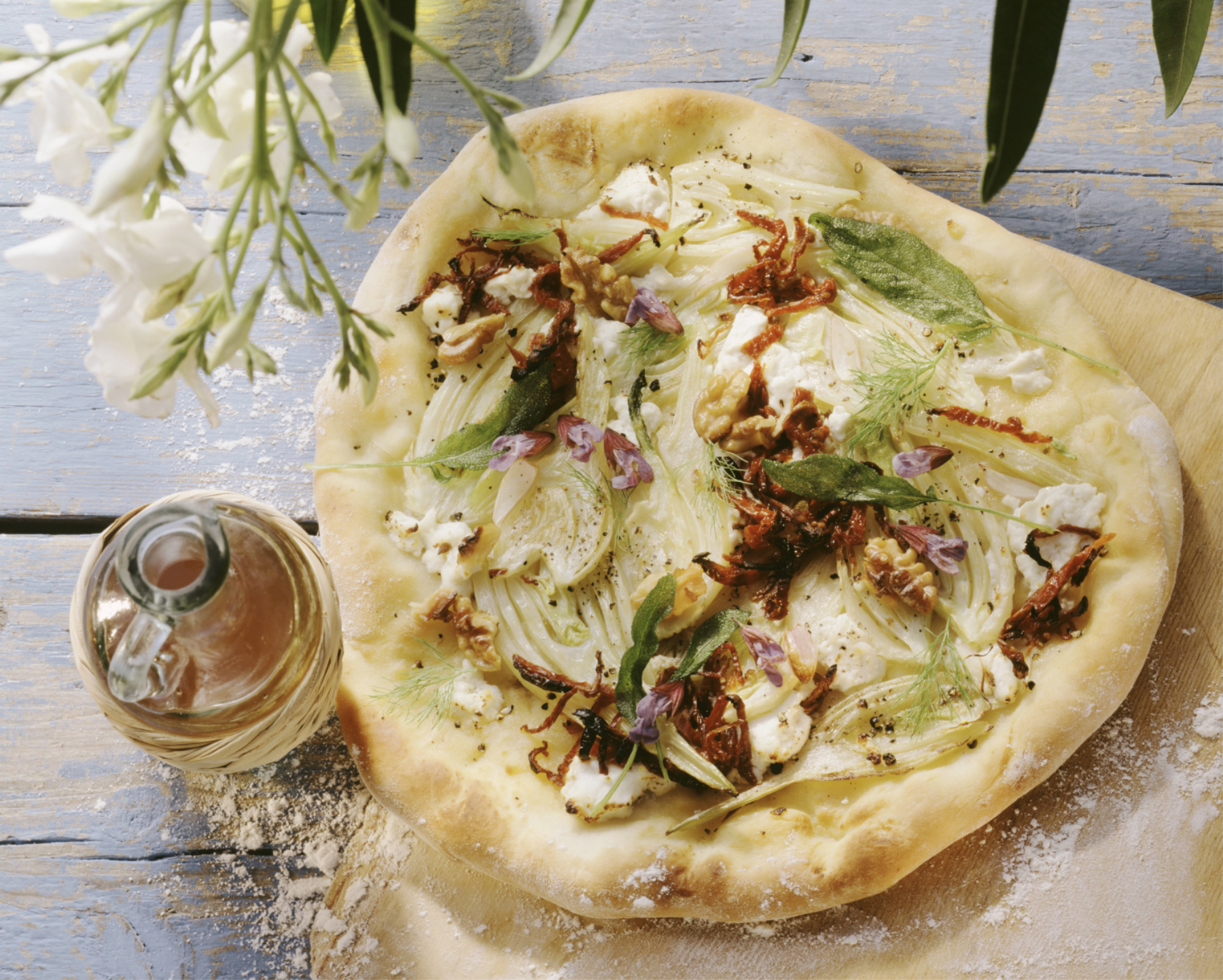 PIZZA DE HINOJO