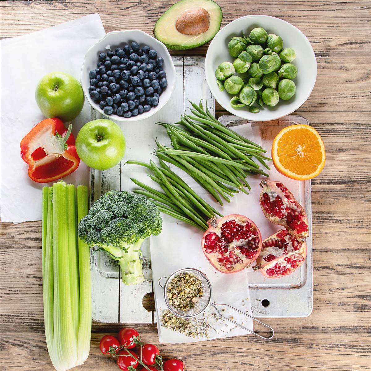 Menú semanal y recetas con alimentos antioxidantes