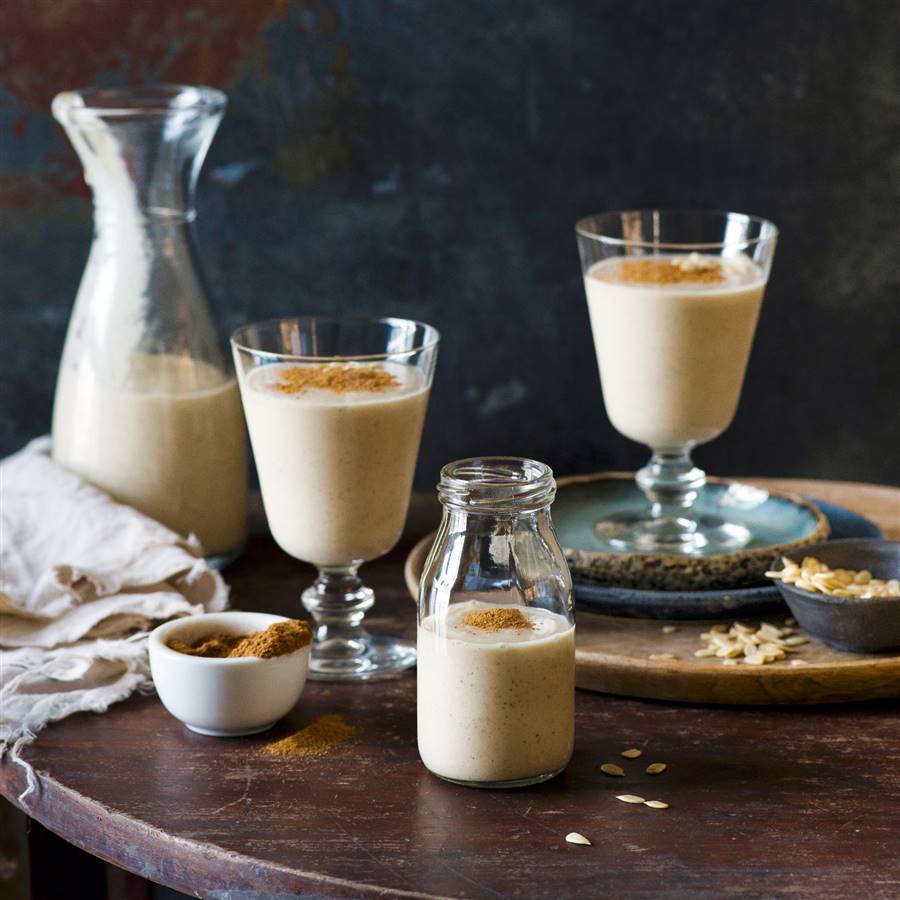 Receta de batido de pera con canela