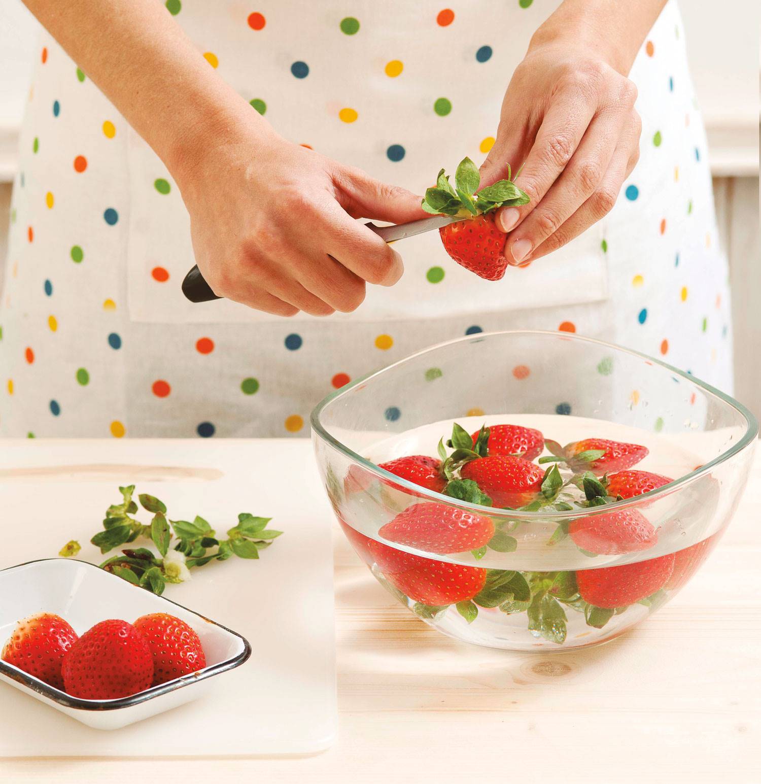 Limpiar frutas y verduras con vinagre y aceites esenciales
