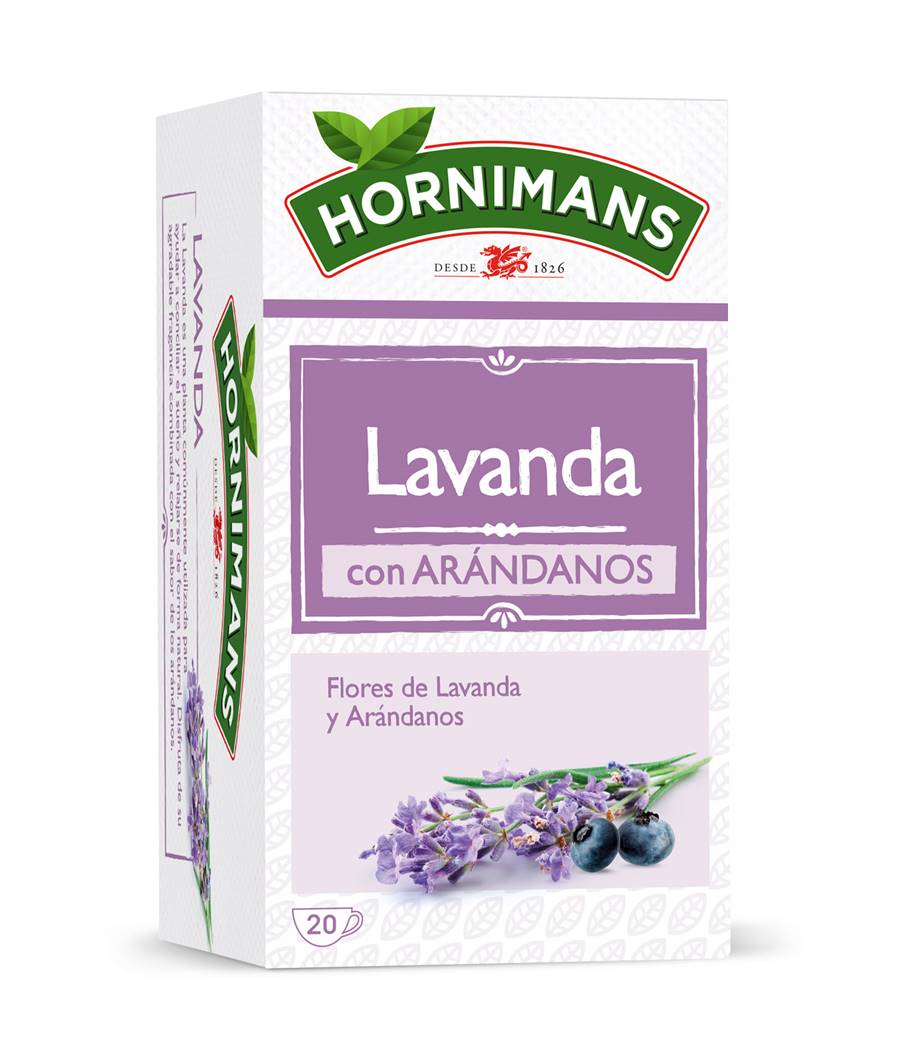 lavanda con arandanos