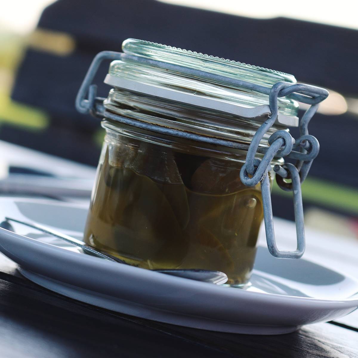 Tarro de cristal con jalapeños