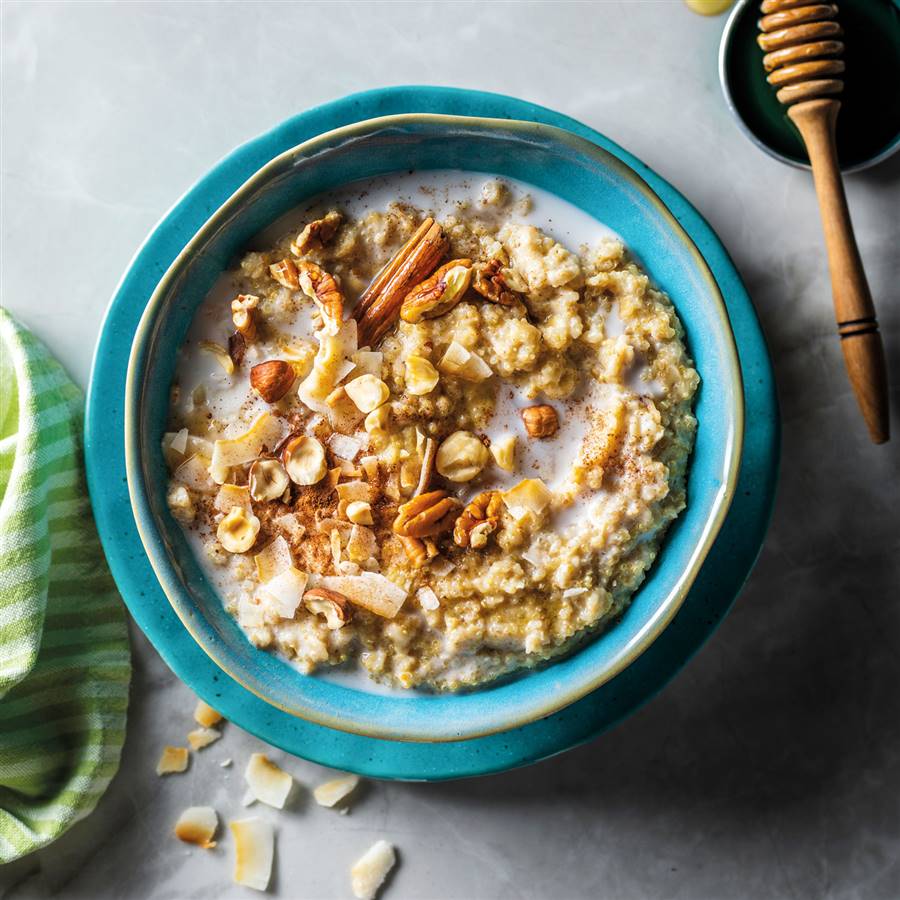 Receta de porridge de quinoa (desayuno sin gluten)