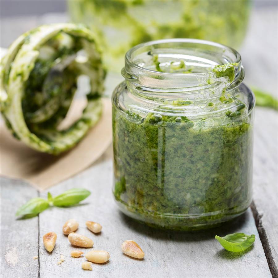 Receta de pesto con jengibre