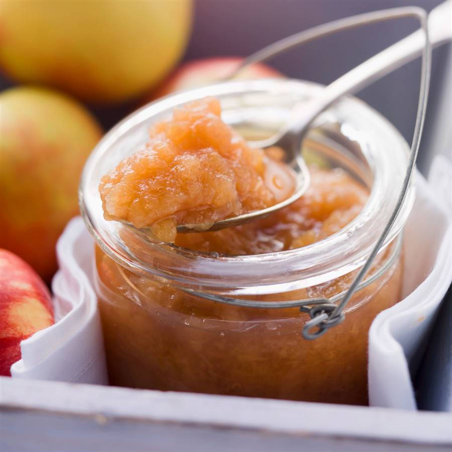Receta de puré de manzana con jengibre