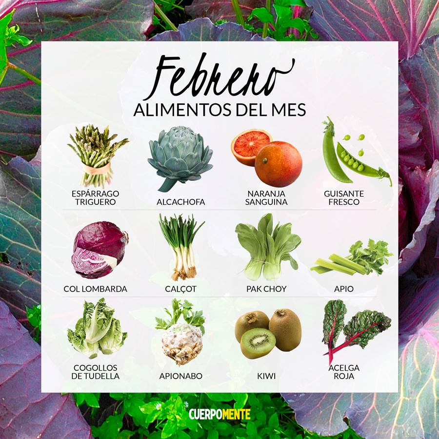 Calendario de temporada: qué frutas y verduras comer en febrero