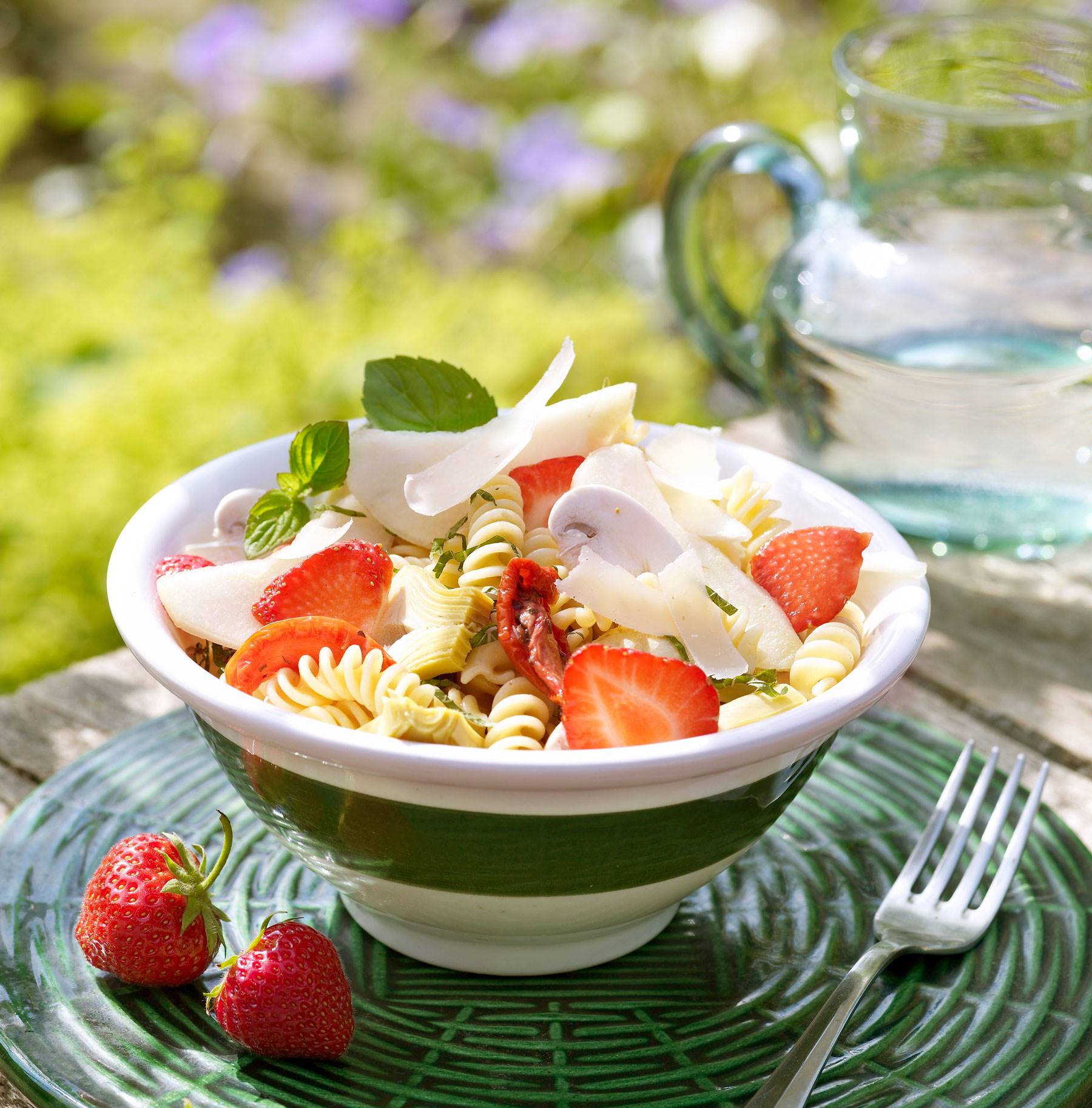 CRUDITÉSCONFRUTASALATOSCAN. Crudités con frutas a la Toscana