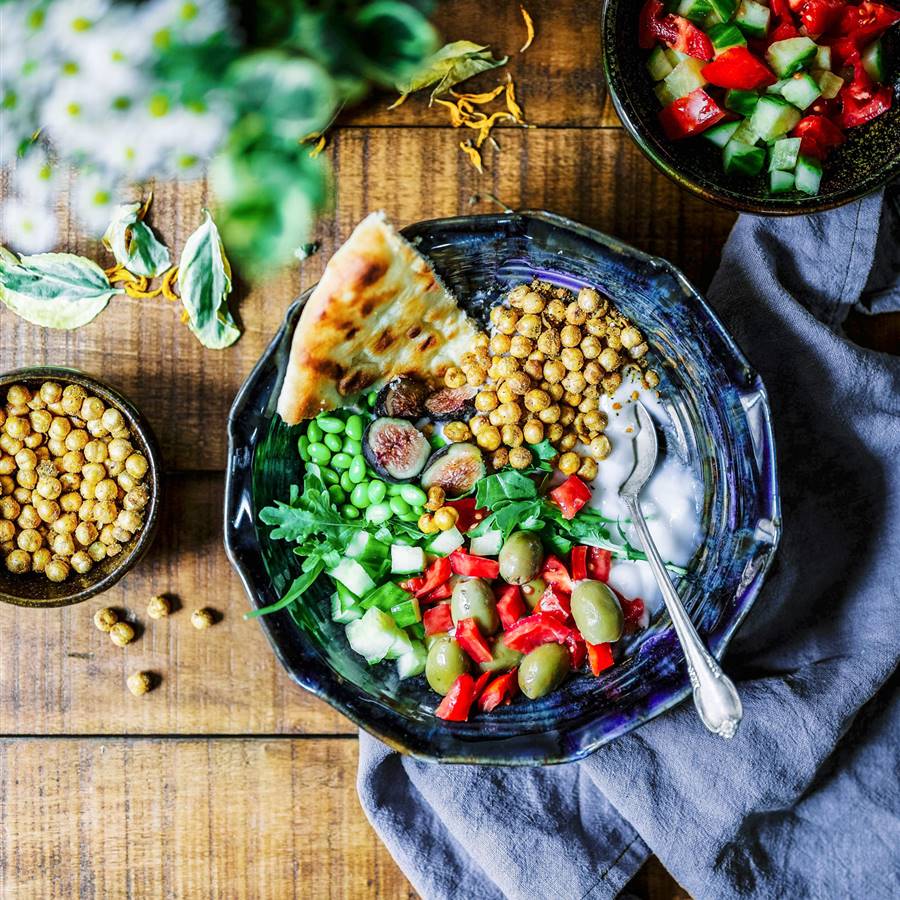 Menú semanal vegano fácil para principiantes