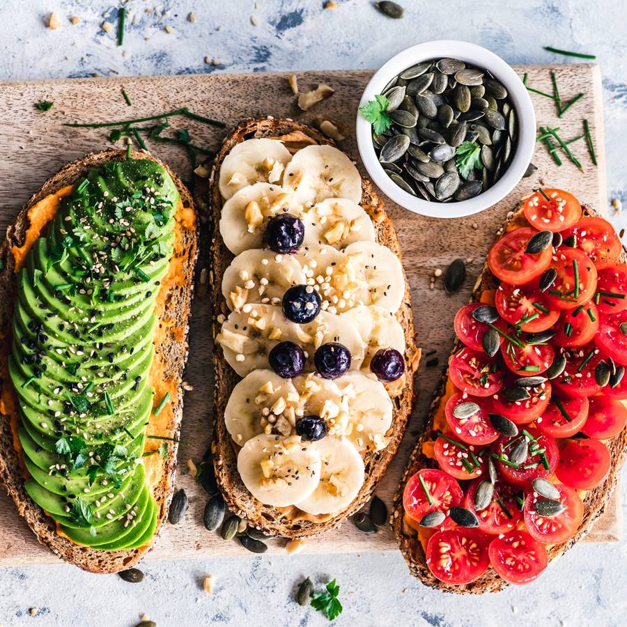 tostadas vegetarianas 