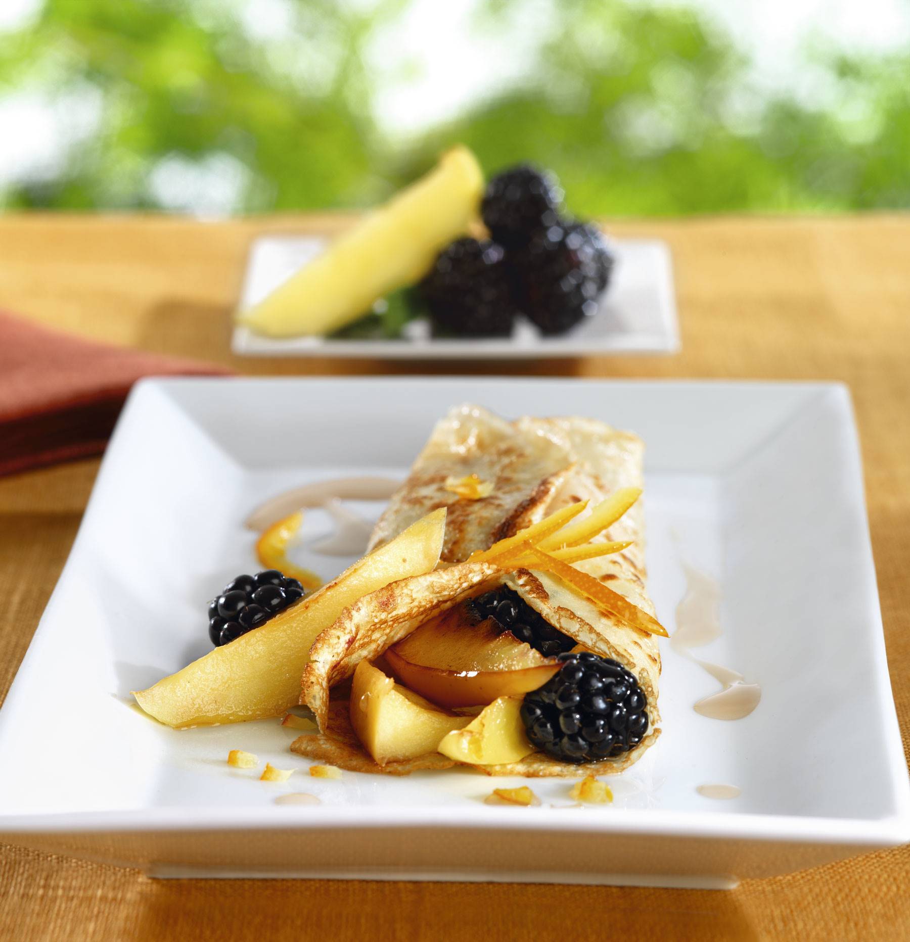 Crepe dulce de manzanas