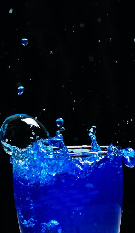 Bebida energética azul