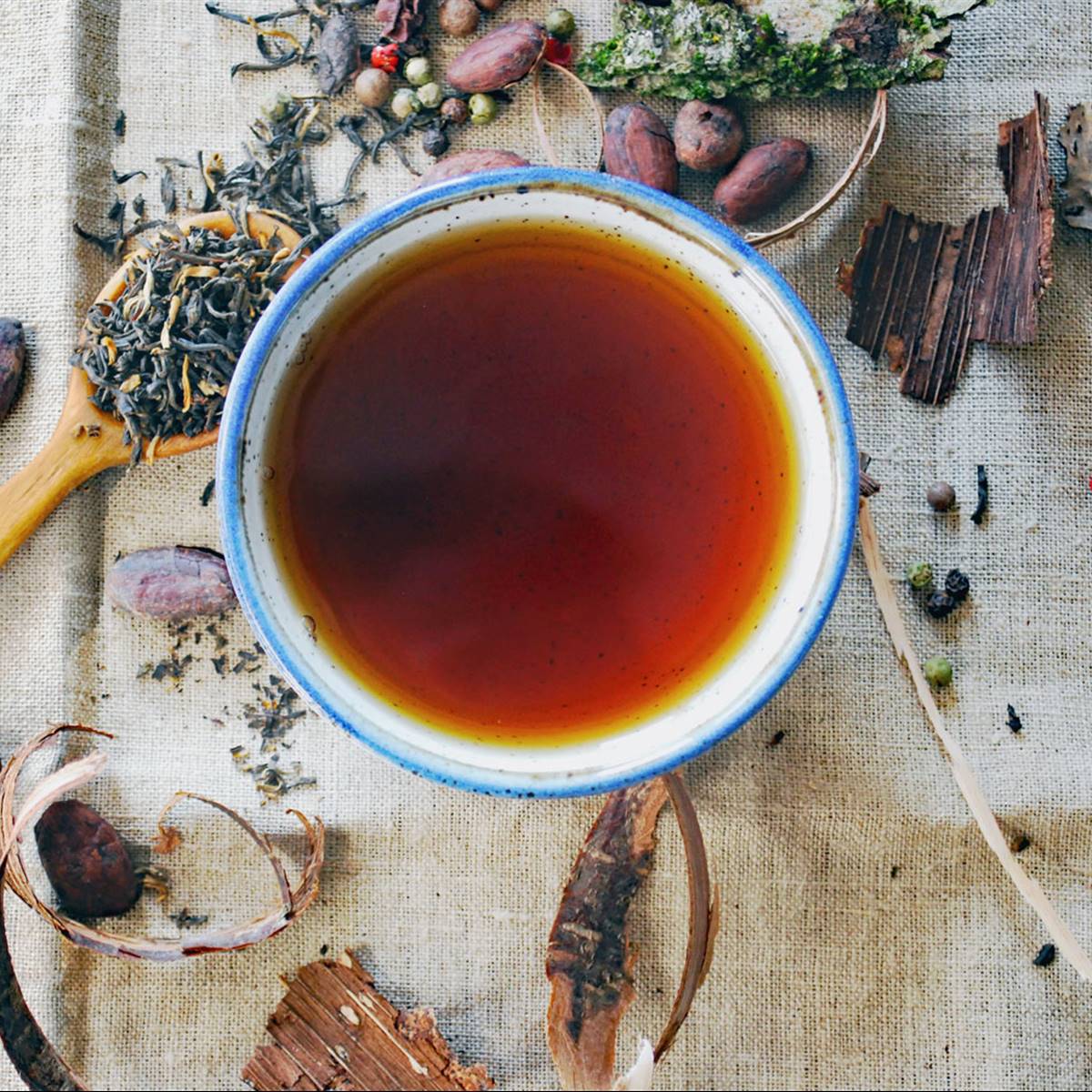 Infusiones astringentes para la diarrea