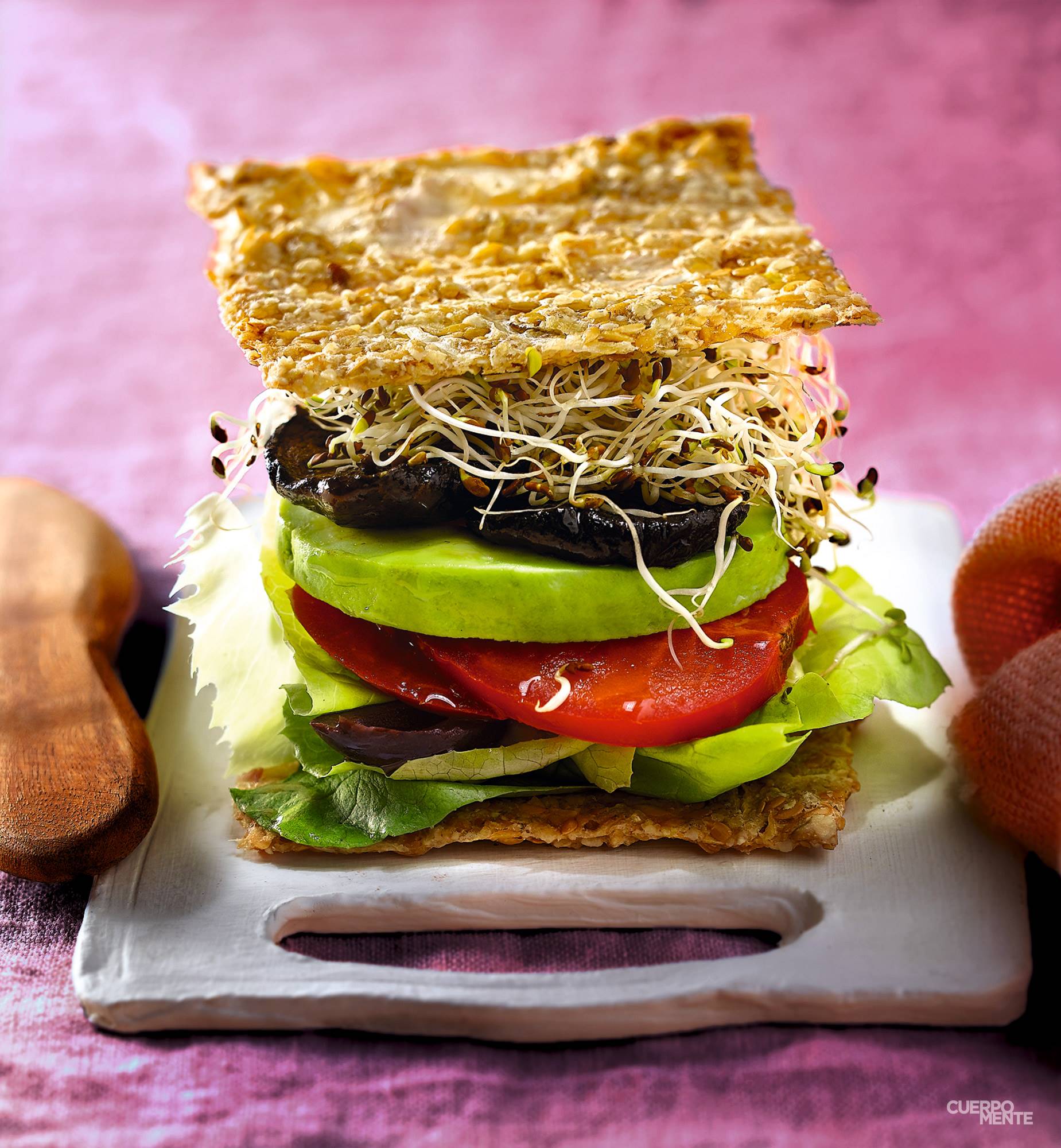 Sándwich de portobello 
