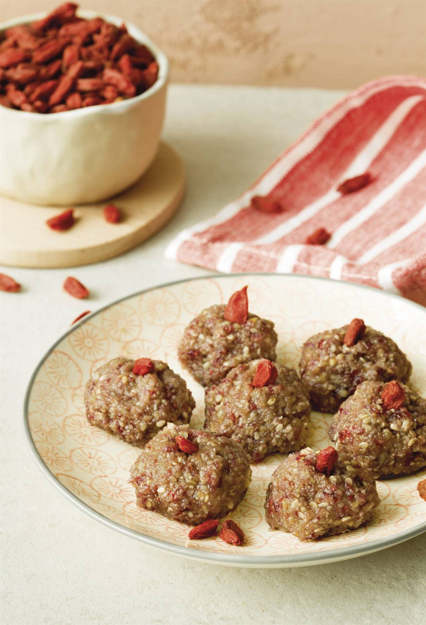 Trufas bayas goji
