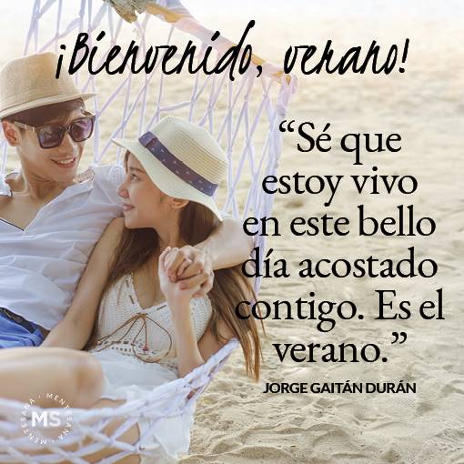 frases bienvenido verano