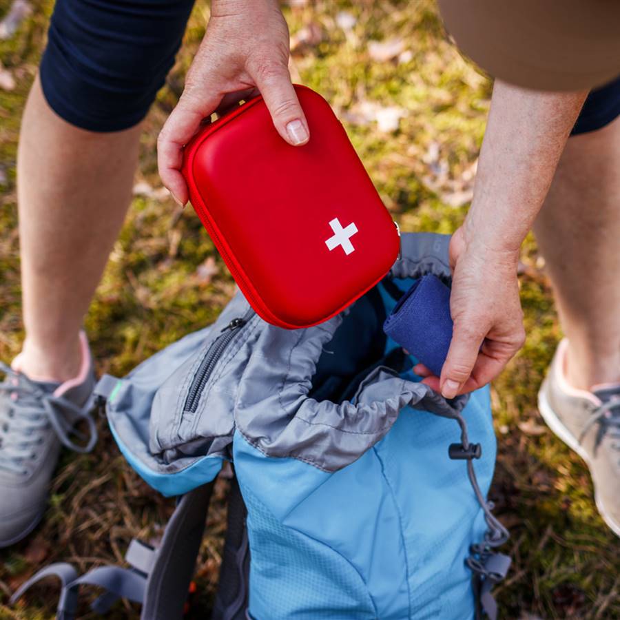 kit de ajuda para viagens de natureza