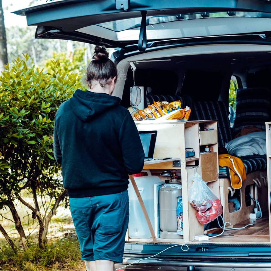 Menú semanal vegetariano para camping o autocaravana