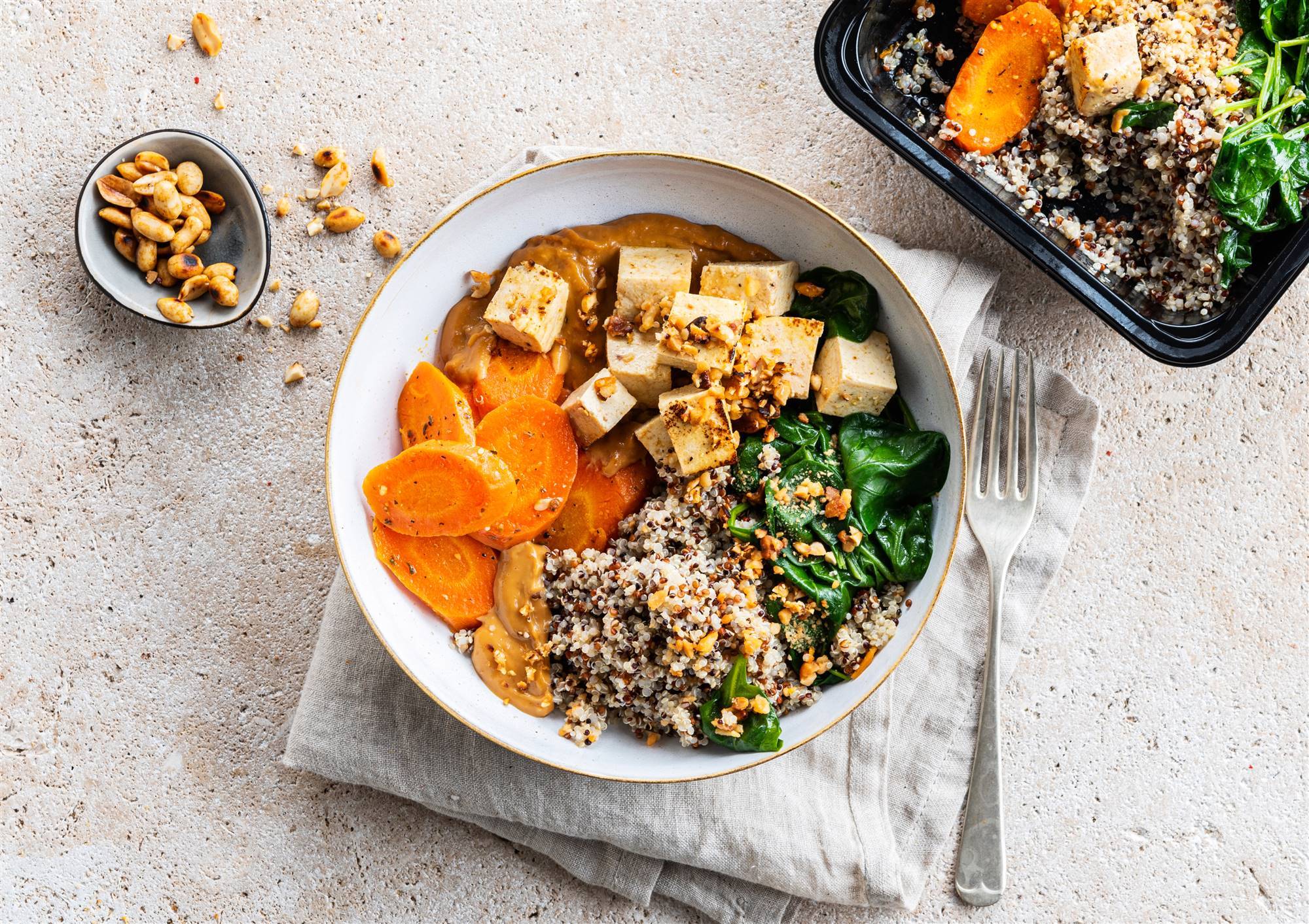 quinoa-con-verduras-y-tofu