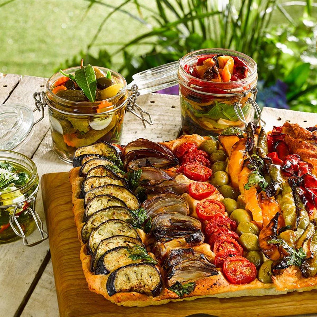 Coca mallorquina de verduras receta