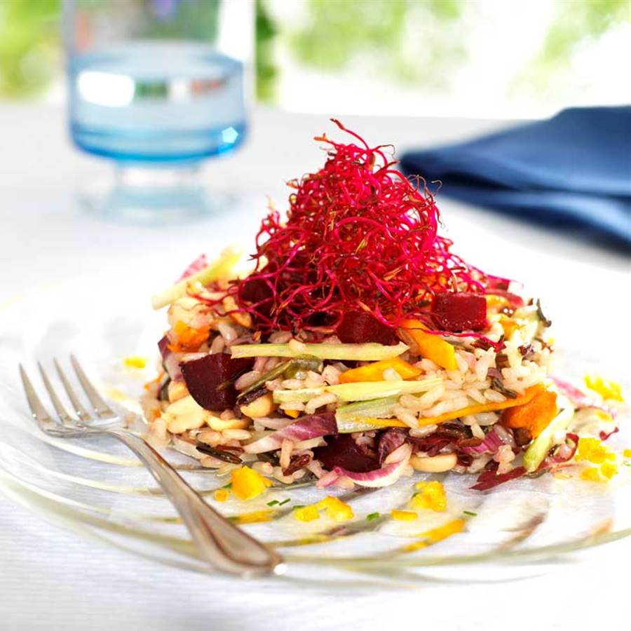 4 ensaladas completas con toda la huerta que son refrescantes