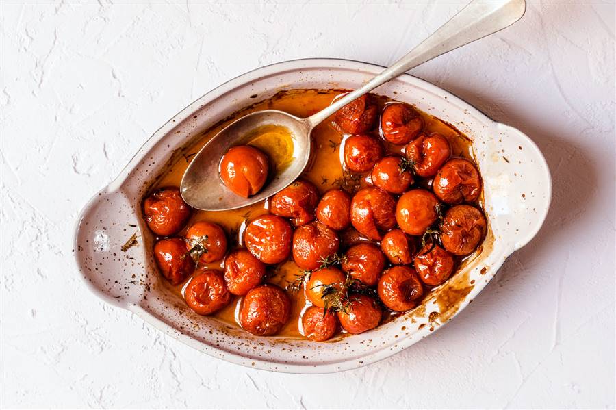 Batch cooking rápido: tomates cherry al horno
