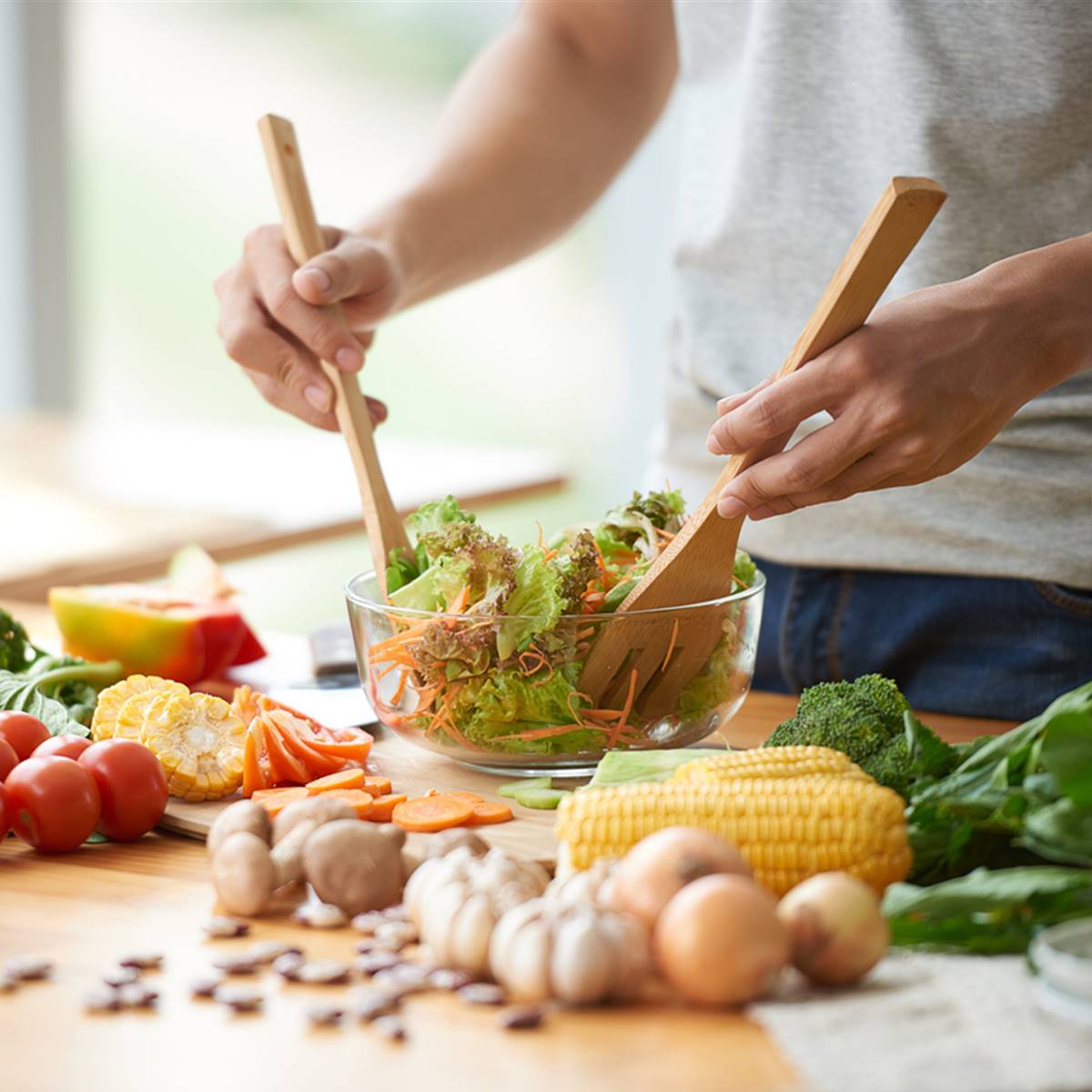 Combinar alimentos nutrientes