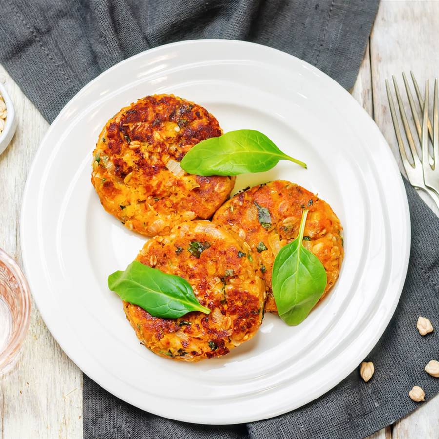 Spinach and White Bean Burgers