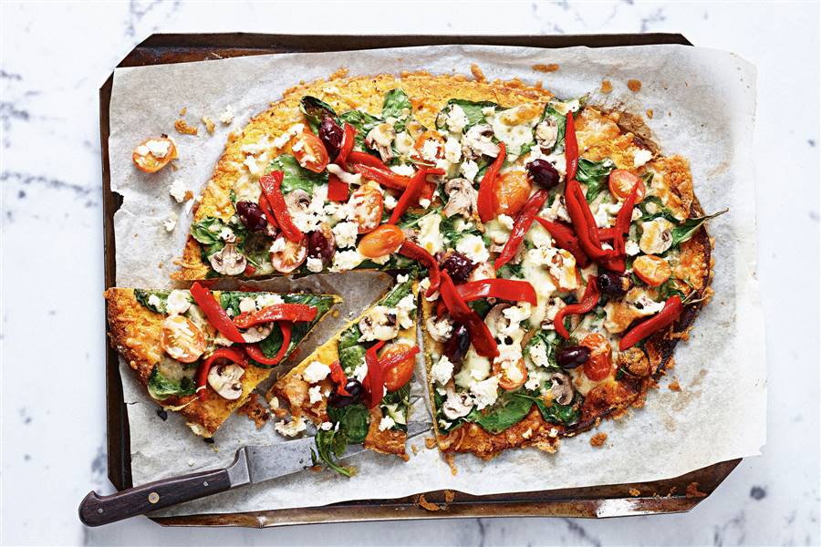 Masa de boniato para pizza, sin gluten