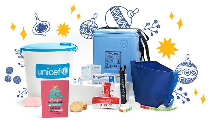 unicef regalo azul